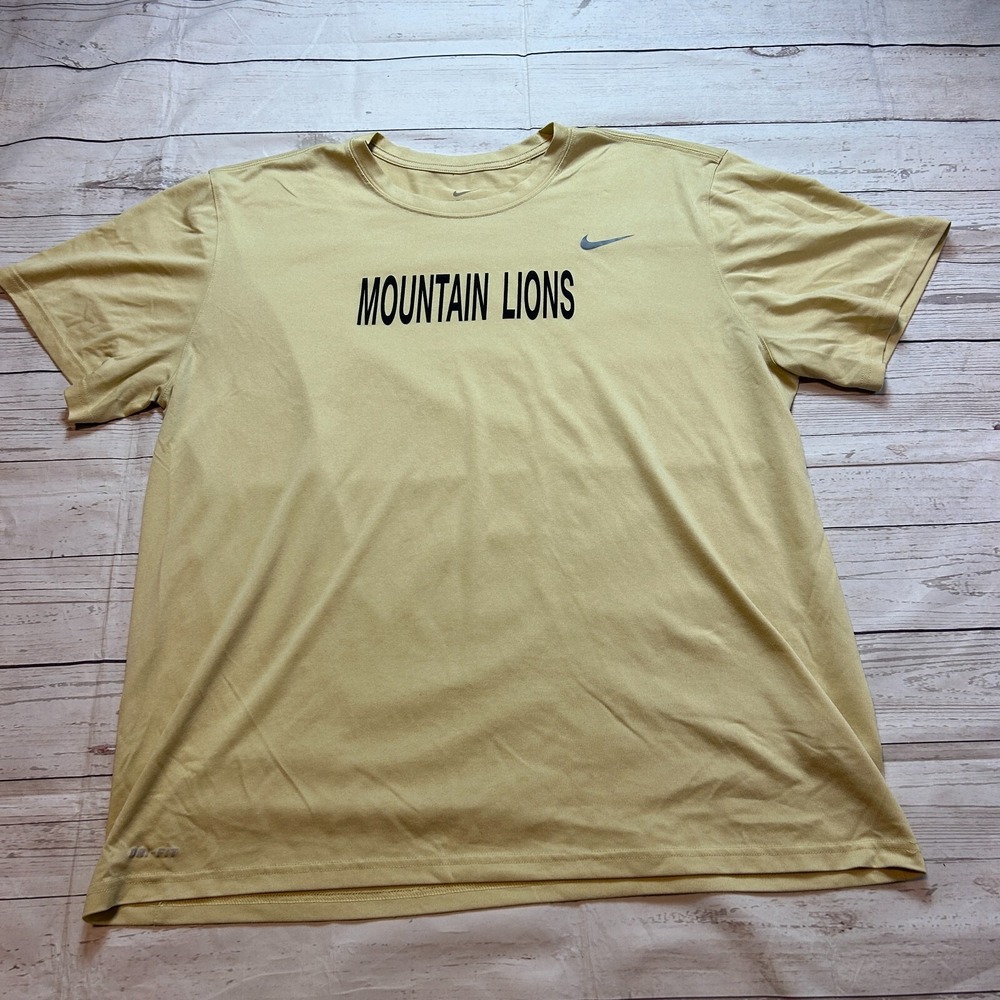 Nike Dri Fit UCCS Mountain Lions Logo NCAA Colorado Springs Men's Size XXL‎